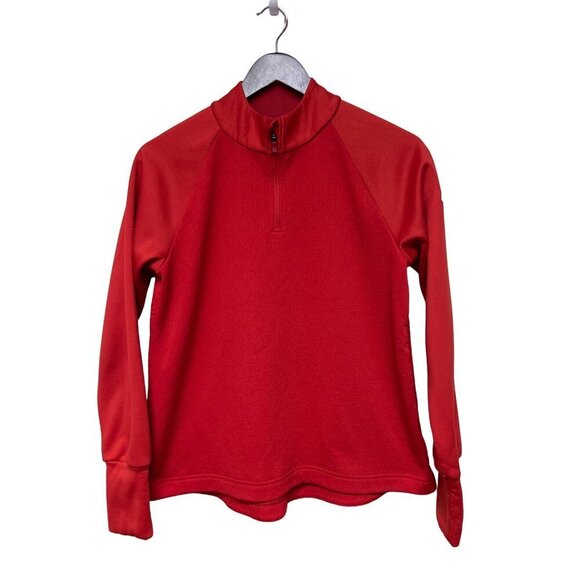 Nike Therma Victory Golf Quarter Zip Pull Over Red Women's Shirt Size Small - Picture 1 of 9